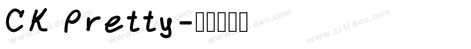 CK Pretty字体转换